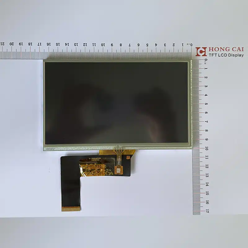 Layar LCD RGB 7 inci Layar Sentuh Resistif
